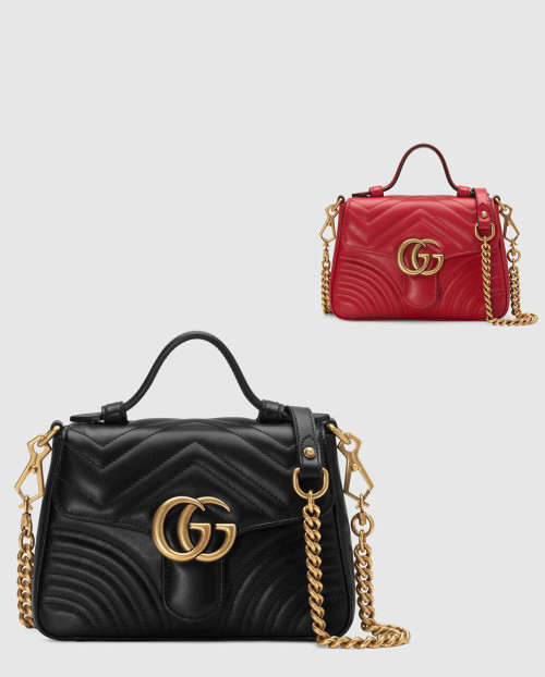 [GUCCI-구찌]GG 마몽 미니 탑핸들백 547260