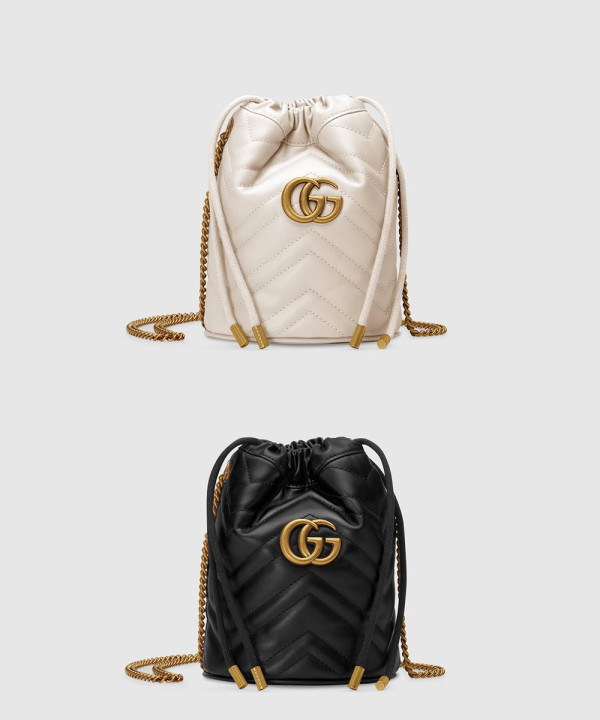 [GUCCI-구찌]GG 마몽 미니 버킷백 575163