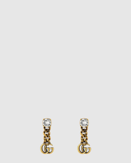[GUCCI-구찌]크리스탈 GG 귀걸이 645683