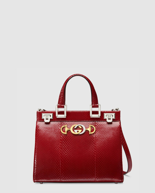 [GUCCI-구찌]주미 스몰 탑핸들백 뱀피 569712