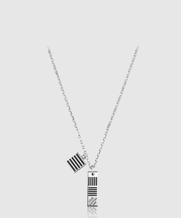 [LOUIS VUITTON-루이비통]다미에 목걸이 M62490