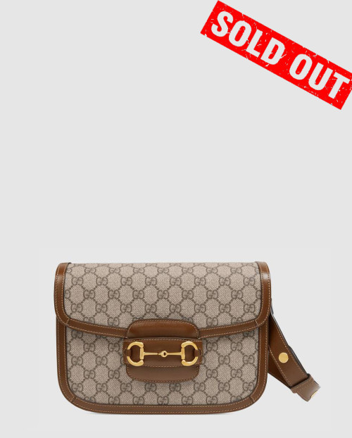 [GUCCI-구찌]홀스빗 1955 숄더백 브라운