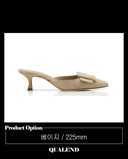 [M.BLAHNIK-마놀로블라닉]메이세일 스웨이드 뮬