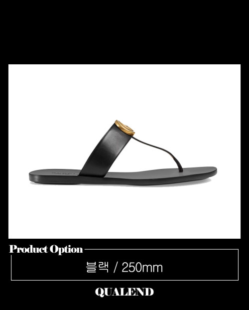[GUCCI-구찌]GG 마몽 T-스트랩 샌들 497444
