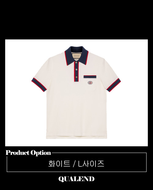 [GUCCI-구찌]인터로킹 G 폴로 티셔츠 653380