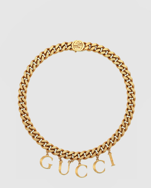 [GUCCI-구찌]스크립트 목걸이 675769