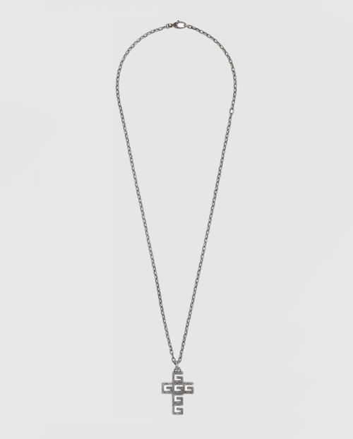 [GUCCI-구찌]스퀘어 G 크로스 목걸이 552395