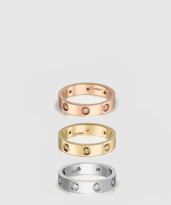 [CARTIER-까르띠에]러브 웨딩 반지 B4050800