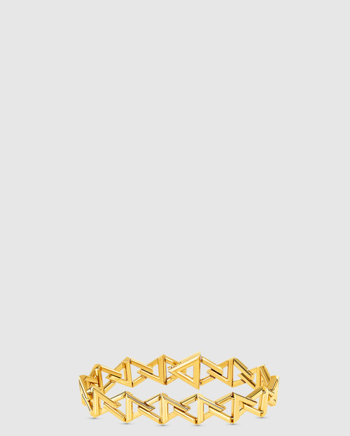 [LOUIS VUITTON-루이비통]볼트 커브 체인 라지 팔찌 Q95975