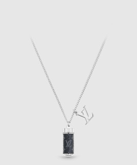 [LOUIS VUITTON-루이비통]모노그램 이클립스 참스 목걸이 M63641