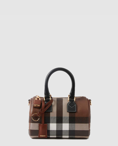 [BURBERRY-버버리]체크 볼링백 미니 80534961
