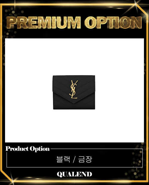 [SAINT LAURENT-생로랑]모노그램 컴팩트 반지갑 403943