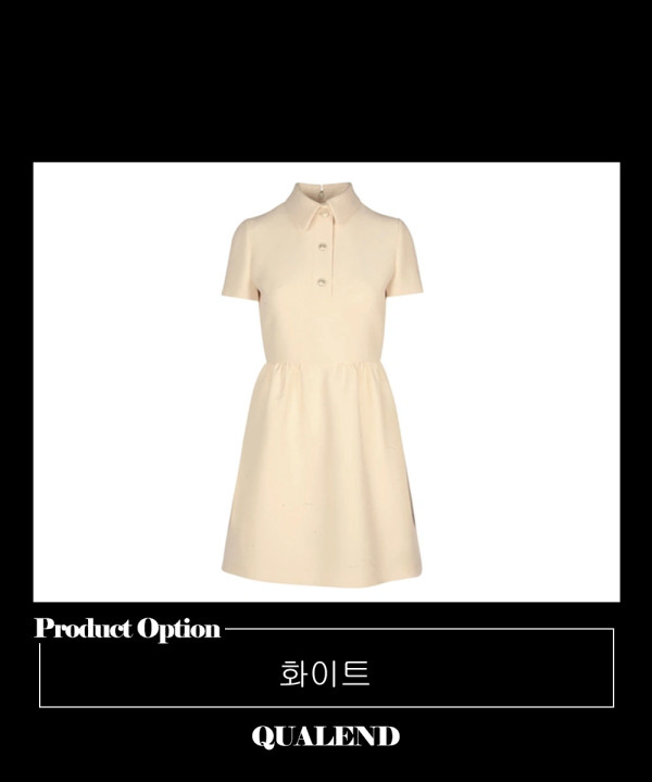 [DIOR-디올]버튼 피티드 드레스