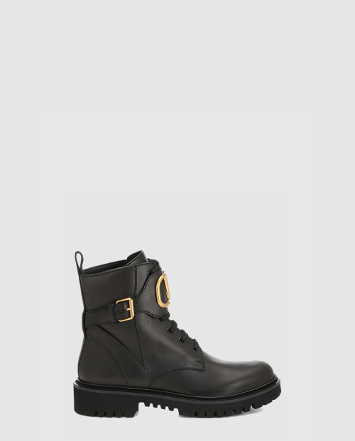 [VALENTINO-발렌티노]브이로고 콤뱃 부츠