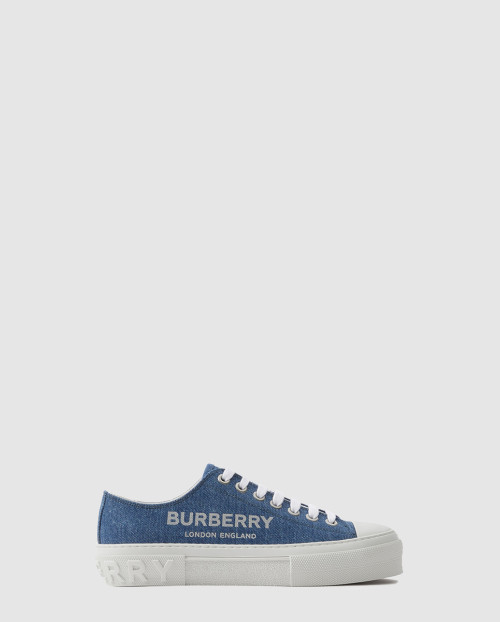 [BURBERRY-버버리]로고 프린트 데님 스니커즈 80708471