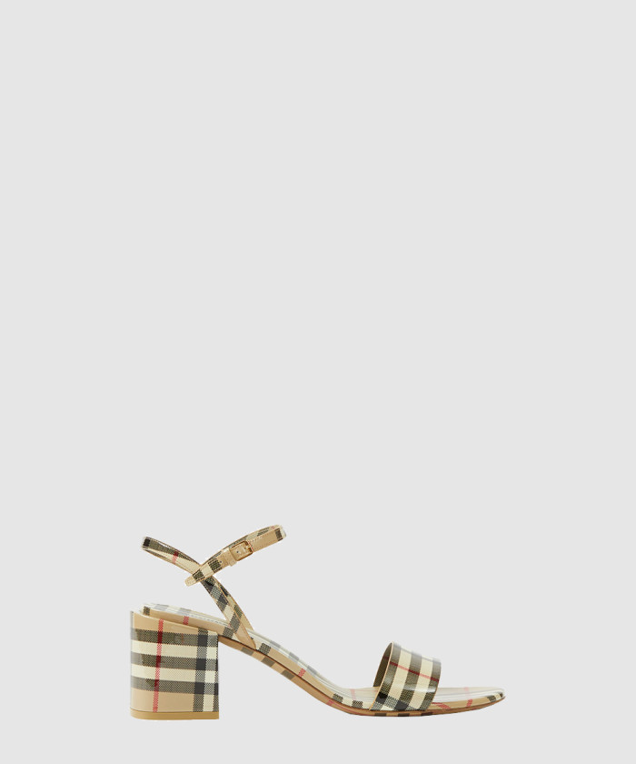레플리카|이미테이션 burberry-버버리빈티지-체크-페이던트-레더-샌들-80460401