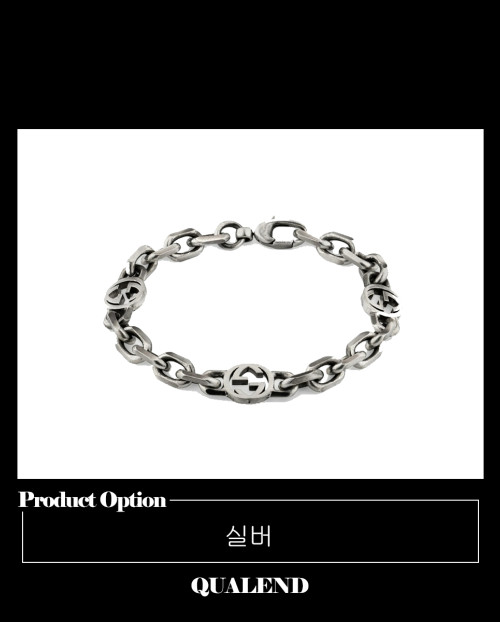 [GUCCI-구찌]인터로킹 G 팔찌 620798