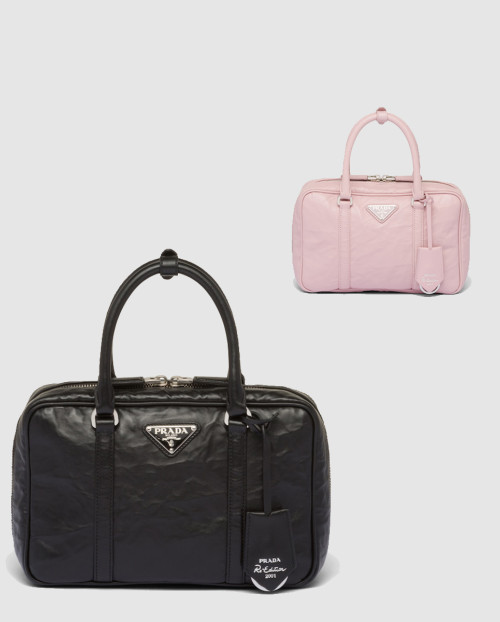 [PRADA-프라다]앤티크 나파 탑핸들백 미듐 1BB092