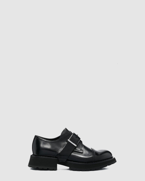 [MCQUEEN-알렉산더맥퀸]버클 스트랩 더비 슈즈  708176