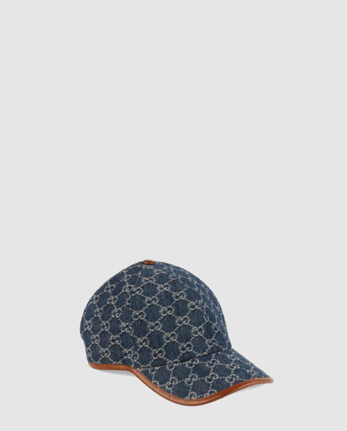 [GUCCI-구찌]공용 GG 데님 베이스볼 캡 656206