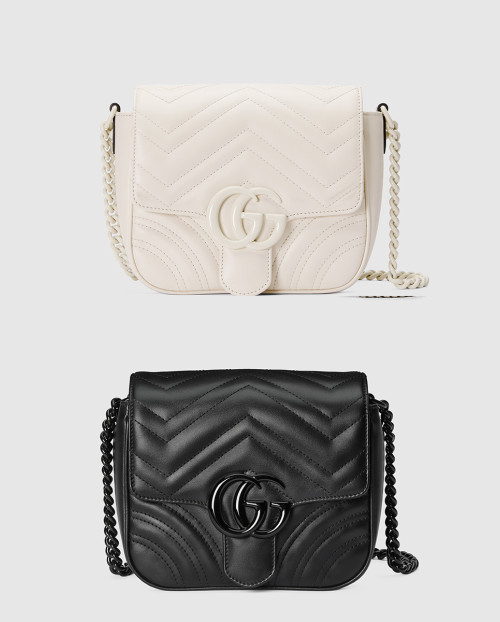[GUCCI-구찌]GG 마몽 마틀라세 숄더백 739681