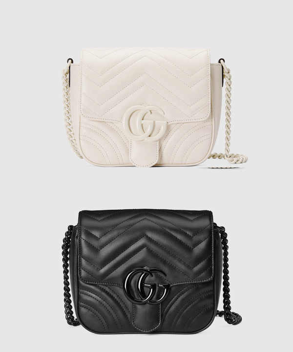 [GUCCI-구찌]GG 마몽 마틀라세 숄더백 739681