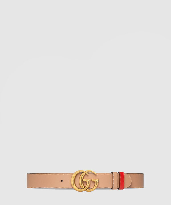 [GUCCI-구찌]‎GG 마몽 리버서블 와이드 벨트 659416