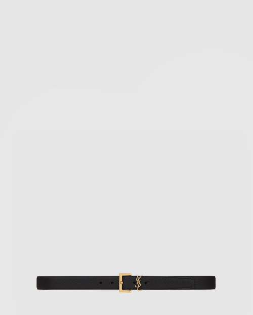 [SAINT LAURENT-생로랑]모노그램 토고레더 벨트 634440