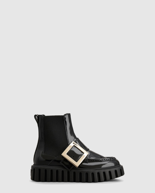 [ROGER VIVIER-로저비비에]비브 고틱 첼시부츠 6463