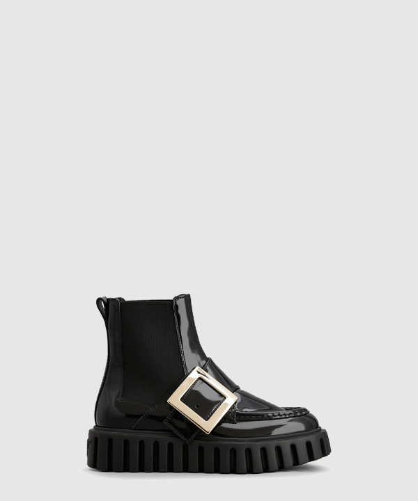 [ROGER VIVIER-로저비비에]비브 고틱 첼시부츠 6463