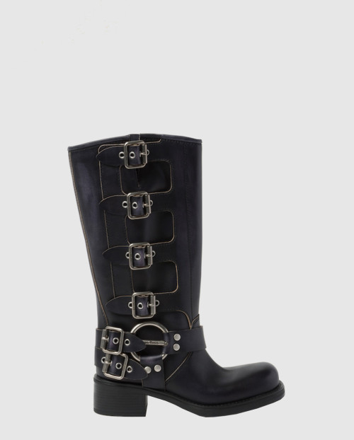 [MIUMIU-미우미우]가죽 부츠 F0002