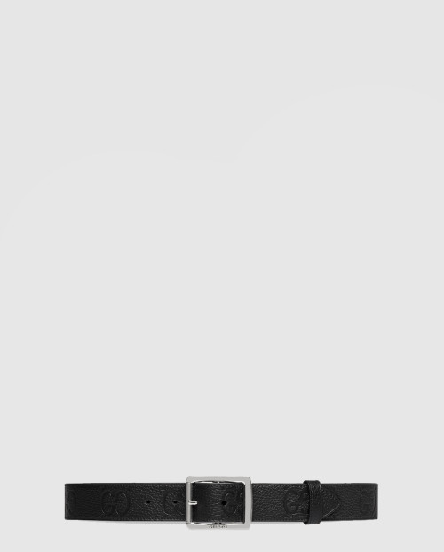[GUCCI-구찌]GG 로고 가죽 벨트 761567