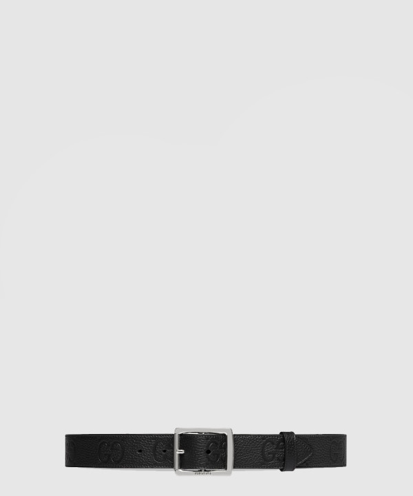 [GUCCI-구찌]GG 로고 가죽 벨트 761567