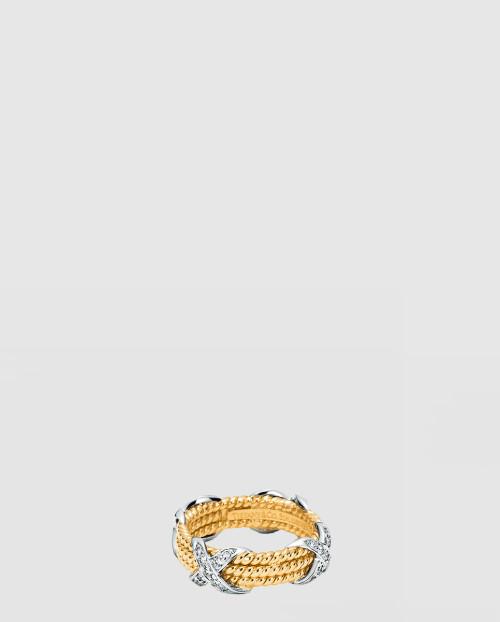 [TIFFANY-티파니]로프 쓰리 로우 X 반지