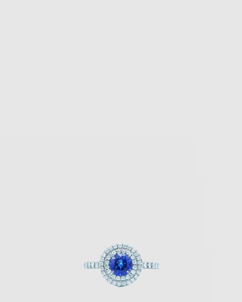 [TIFFANY-티파니]사파이어 다이아몬드 반지