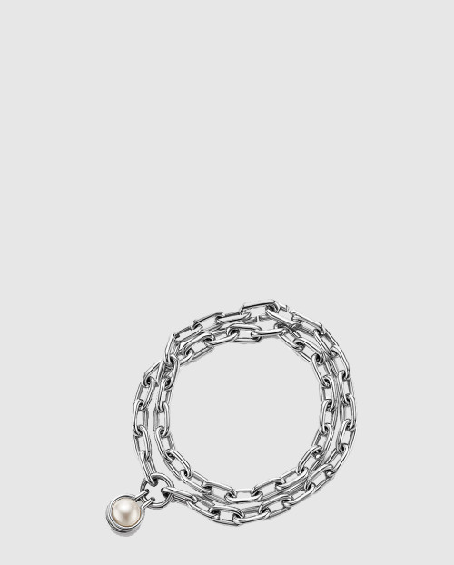 [TIFFANY-티파니]스털링 실버 담수 진주 팔찌