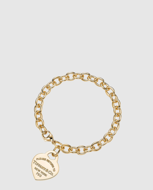 [TIFFANY-티파니]하트 태그 브레이슬릿 팔찌