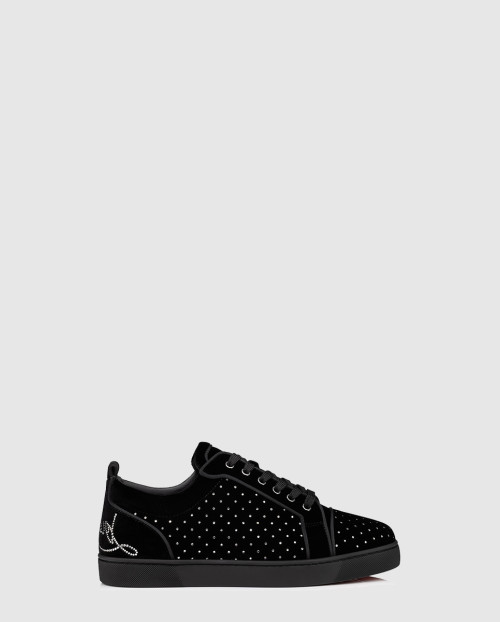 [LOUBOUTIN-루부탱]Fun Louis Junior Plum Strass 1240127