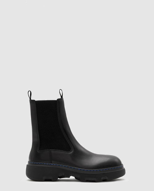 [BURBERRY-버버리]가죽 크리퍼 첼시 부츠 80753801