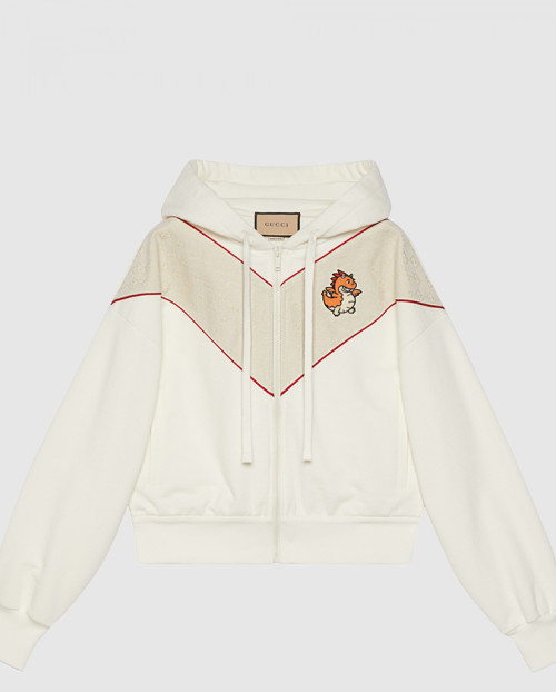 [GUCCI-구찌]와펜 니트 면 집업 773744