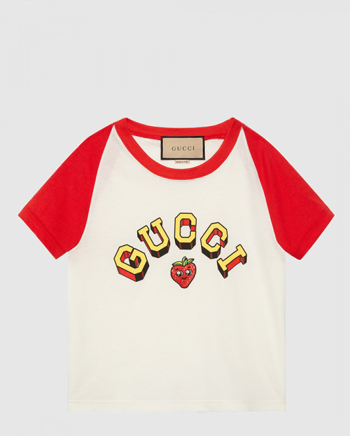 [GUCCI-구찌]니트 면 프린트 티셔츠 768183