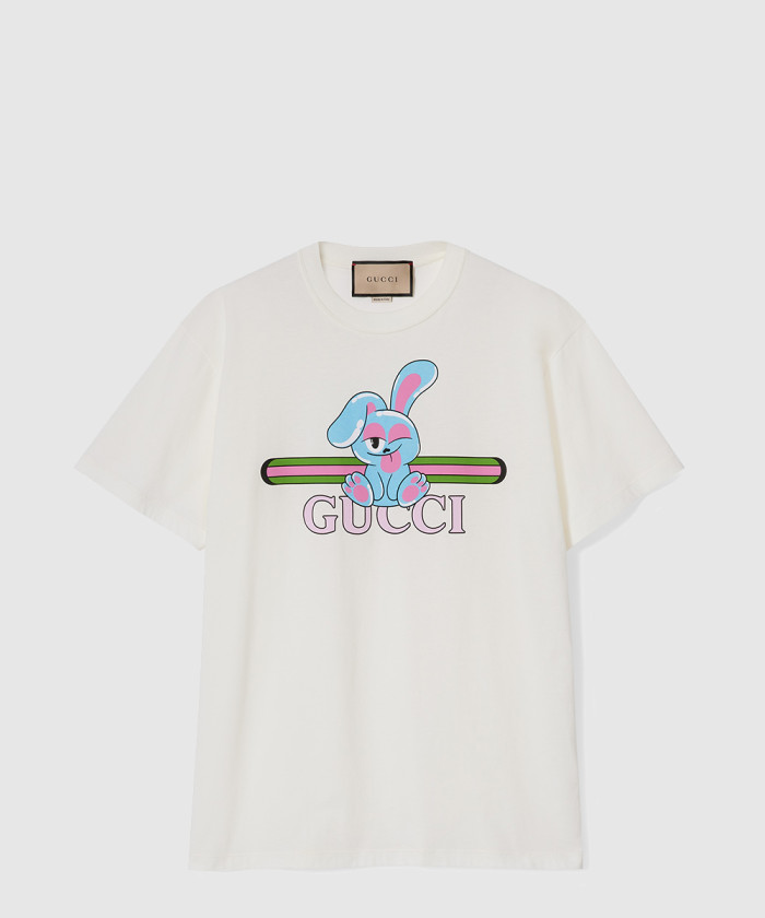 레플리카|이미테이션 gucci-구찌니트-면-프린트-티셔츠-776596-2
