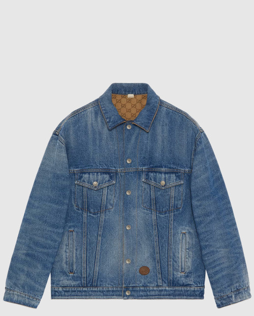 [GUCCI-구찌]리버서블 데님 재킷 730030