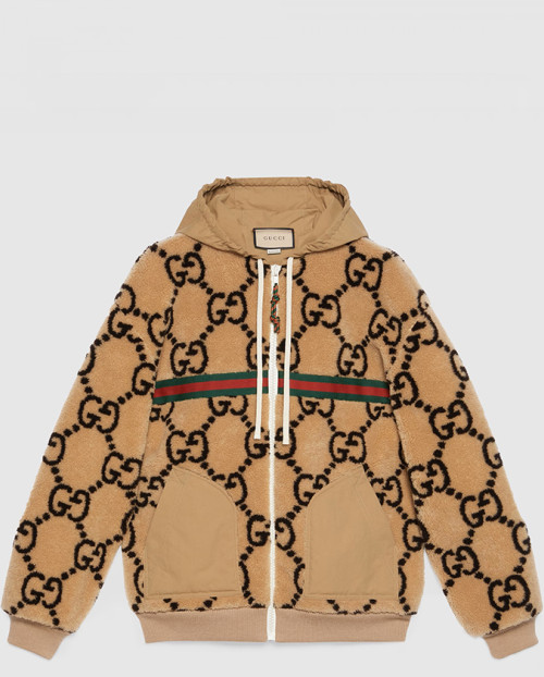 [GUCCI-구찌]맥시 GG 울 저지 재킷 716387
