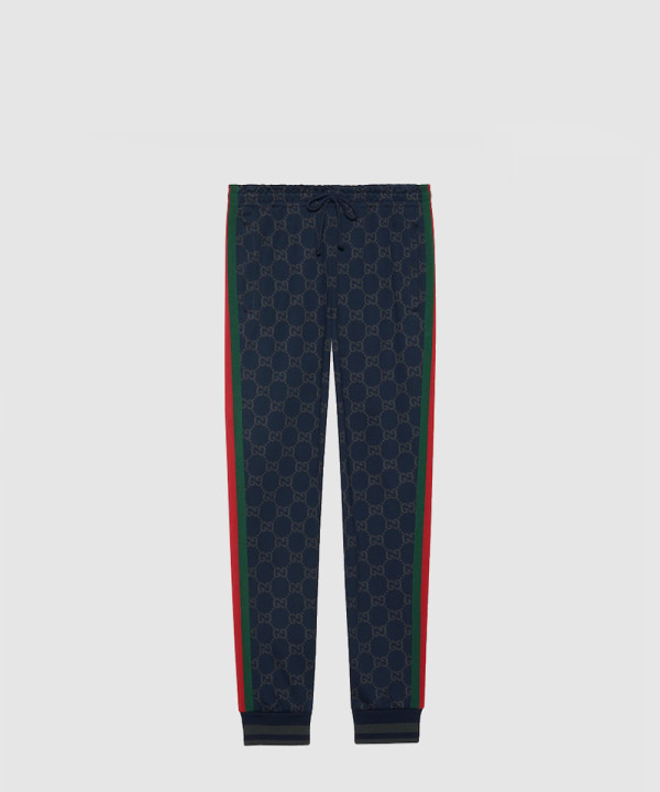 [GUCCI-구찌]GG 져지 코튼 트랙팬츠 695976