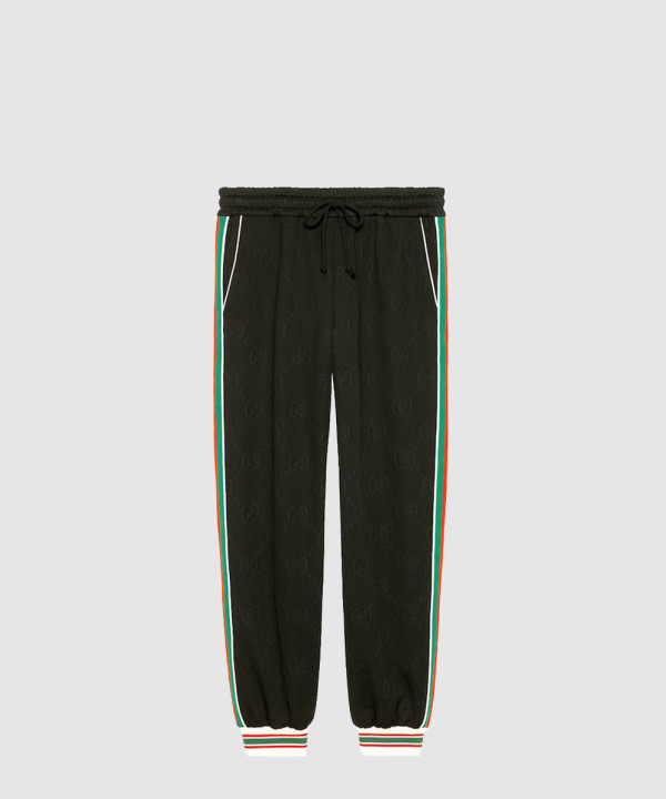 [GUCCI-구찌]GG 자카드 저지 조깅 팬츠 663569