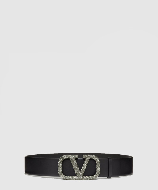 [VALENTINO-발렌티노]유광 송아지 가죽 벨트