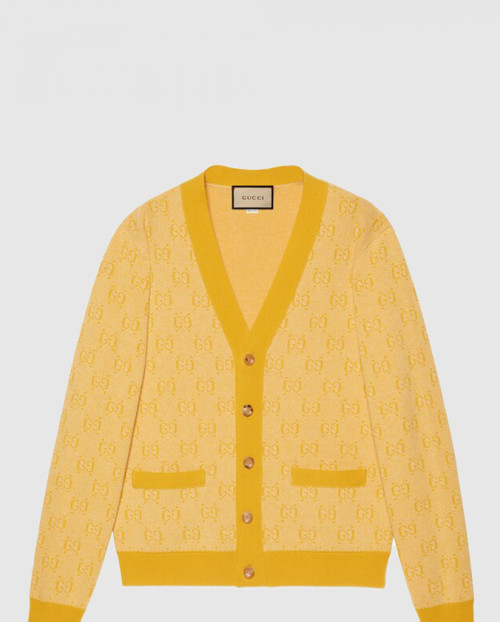 [GUCCI-구찌]GG 울 자카드 카디건 761550