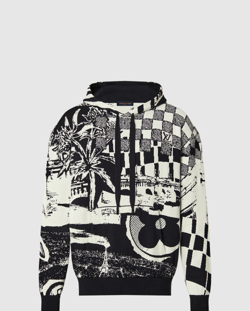 [LOUIS VUITTON-루이비통]파리지앵 콜라주 자카드 후디 1AB4VV