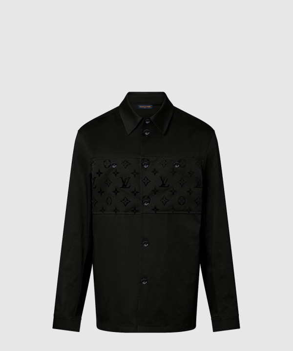 [LOUIS VUITTON-루이비통]플록드 캐주얼 코튼 오버셔츠 1AFA81